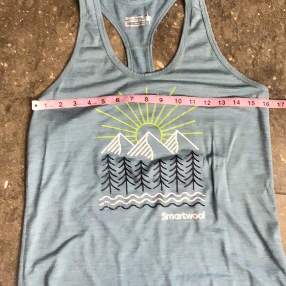 Smartwool graphic tank, M, blue - Picture 4 of 12